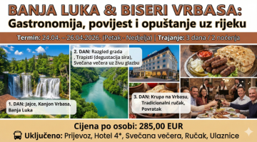 Banja Luka i Jajce: Premium Vikend Putovanje iz Splita