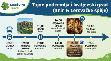 Kraljevski Knin i Cerovačke špilje by Smokvina Travel