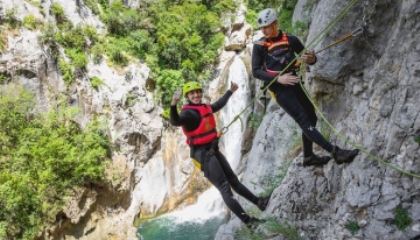 EXTREME CANYONING on the Cetina river