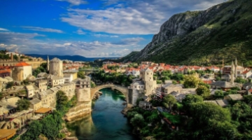 From Trogir: Mostar and Herzegovina Tour with Kravica Waterfall